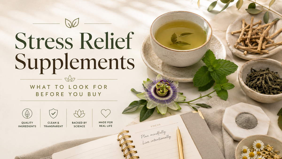 Stress Relief Supplements: What to Look For Before You Buy